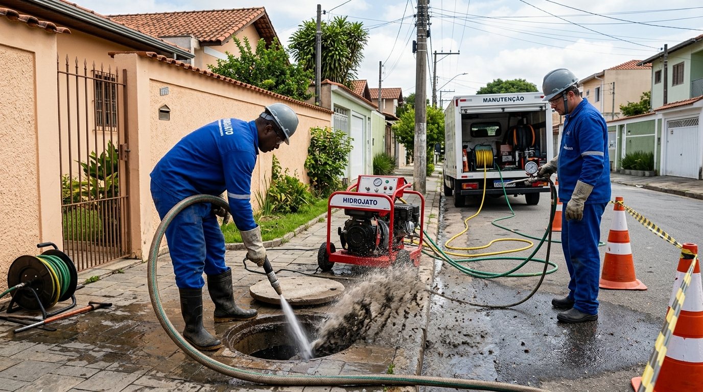Hidrojateamento Residencial em Viamão‑RS