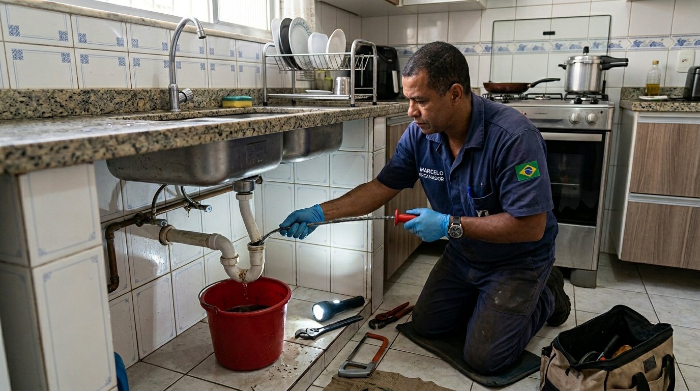 Ligação da Pia da Cozinha em Viamão‑RS